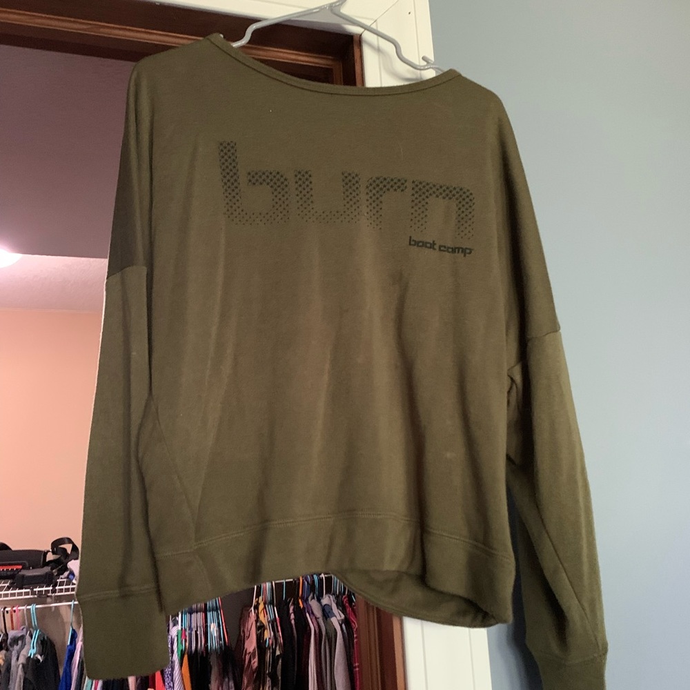 Burn boot camp open back pull over